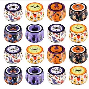 Halloween tins for candlemaking or various uses